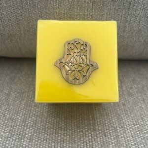 Moroccan handmade wax tea-light candle holder